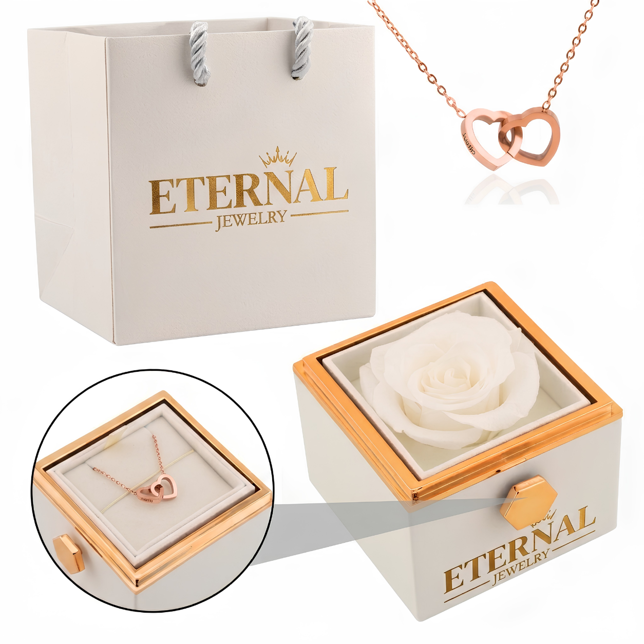 White-Rose gold