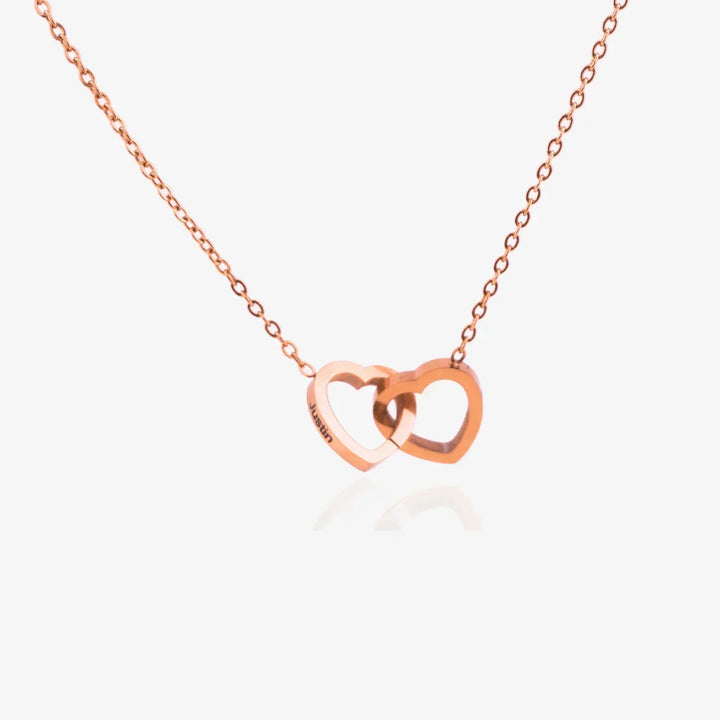 Eternal Rose Box with Engraved Necklace